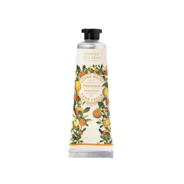 Panier des Sens - Hand Cream for Dry Cracked Hands and Skin – Provence Mini Hand Lotion, Moisturizer, Mask - With Shea Butter and Olive Oil - Hand Care Made in France 97% Natural Ingredients – 1 floz
