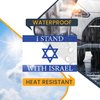 Magnet Me Up I Stand with Israel Israeli Flag Magnet Decal, 4x6 Inches, Blue and White, Heavy Duty Automotive Magnet for Car, Truck, SUV, or Any Other Magnetic Surface