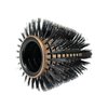 Phillips Brush Luxe Tourmaline Monster Vent 2 Professional Hair Brush (4.5” Diameter Barrel) - Vented Hairbrush Nylon Reinforced Boar Hair Bristles, Sleek Copper & Black Color