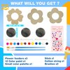 BELLOCHIDDO Bird Feeder Craft Kits - Kids Arts and Crafts DIY Wooden Paint Kits, Make Your Own Bird Feeders Ornaments DIY to Paint - Bird Feeders Craft for Kids Ages 3-5 4-8 8-12(3 Pack)