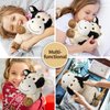 Cuckool Warmable Cow Stuffed Animals, Microwavable Stuffed Animals Heating Pad for Cramps, Pain Stress Relief, Heatable & Coolable Lavender Scented Plush Toys for Anxiety, Women & Kids Bedtime