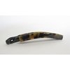 Generic Slim black and brown marbled banana hair claw clip for fine hair