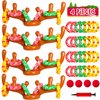MGparty Christmas Inflatable Reindeer Antler Toss Game for Xmas Kids Teens Party Favors Supplies Toss Game