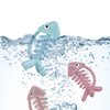 3in1 Infant Toys, Baby Teething Toys 3-6 6-12 Months, Teethers for Babies 3-6-12 Months, for Teething Relief, Baby Teether Gift, Silicone,Sensory, Baby Toys 0-6 Months,USA Patent Pending,Fish,(Olive)