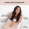 Kitsch Satin Pillowcase for Hair and Skin - Softer Than Silk Pillow Cases for Hair and Face | Cooling Satin Pillowcase | Pillow Case Cover with Zipper | Satin Pillow Cases Standard Size, Leopard