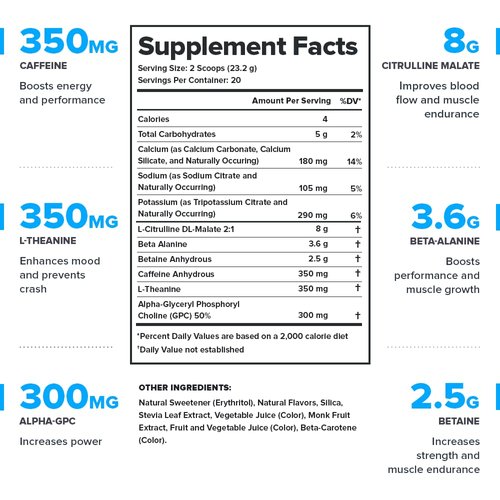 LEGION Pulse Pre Workout Supplement - All Natural Nitric Oxide Preworkout Drink to Boost Energy, Creatine Free, Naturally Sweetened, Beta Alanine, Citrulline, Alpha GPC (Pink Lemonade)