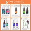 Vitamin C Hyaluronic Acid Serum for Face (2 oz TWIN BUNDLE) - Anti Aging Skin Care Treatment for Wrinkle Acne and Scar, Black Head and Dark Spot remover
