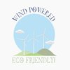 CafePress Wind Powered Eco Friendly Magnets 2.25" Round Magnet, Refrigerator Magnet