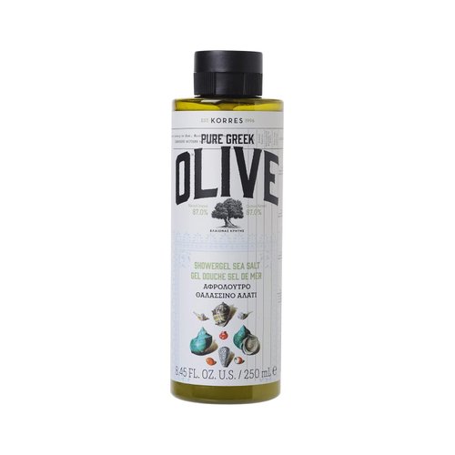 KORRES Olive Shower Gel, Sea Salt, 8.45 fl. oz.