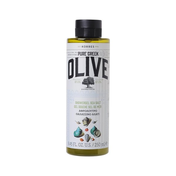 KORRES Olive Shower Gel, Sea Salt, 8.45 fl. oz.