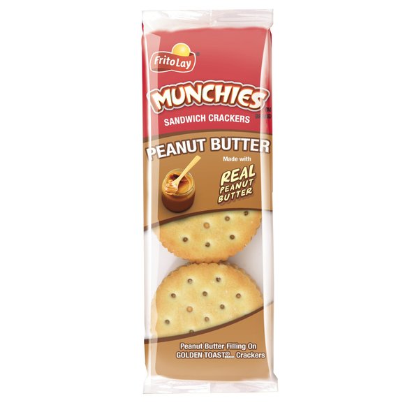 Munchies Peanut Butter on Toast Crackers, 1.42 Ounce (Pack of 24)