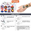 92 PCS Love Breckenridge Temporary Tattoos Stickers Themed Birthday Party Decorations Supplies Decor Favors Cute State Flag Tattoo Sticker Gifts For Kids Boys Girls Prizes Carnival