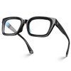 VISOONE Spring Hinge Blue Light Blocking Glasses Square with Anti Computer Glare for Gaming Women MONTANA
