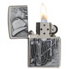 Zippo Lighter-Cowboy Hat and Rope Westerns Windproof Lighter (Resting Cowboy 24879)