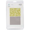 QUICKUTZ Lifestyle Crafts Sprig 2-Pack Embossing Folder for Scrapbooking