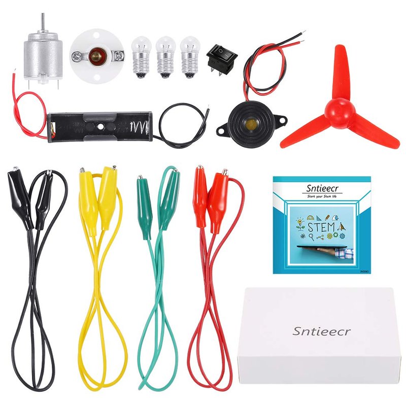 Sntieecr Electric Circuit Motor Kit, Educational Montessori Learning ...