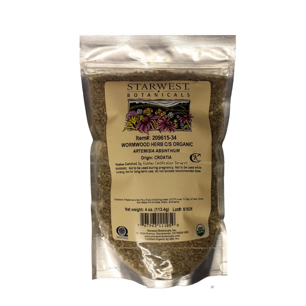 Organic Wormwood Herb C/S