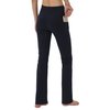 Keolorn Women's Bootleg Yoga Pants with Hidden Pockets Tummy Control Running Legging Long Bootcut(Black, Medium)
