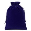 Lucky Monet 25/50/100PCS Velvet Drawstring Bags Jewelry Pouches for Christmas Birthday Party Wedding Favors Gift Candy Headphones Art and DIY Craft (50Pcs, Royal Blue, 2.8” x 3.5”)