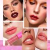 Domality 10 Colors Liquid Lipstick Set, 3 Matte Lip Gloss/ 3 Glossy Lip Gloss/ 2 Lip Tint/ 2 Glitter Lip Oil in One Set, Professional Lip Makeup Kit for Women