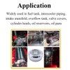 YSIL 1/4” NPT Female Weld on Bung Fuel Tank Fittings Aluminum Weldable Fitting Adapter 2PCS