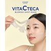 CLEADERM CKD Vita C Teca Blemish Shot Mask - Hydrogel Firming Face Mask Sheet with Pure Vitamin C & Centella Asiatica, Radiance, Relief for Dark Spots & Blemishes, 5 sheets