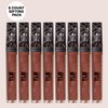 The Lip Bar | Vegan Non-Sticky Lip Gloss | High Shine Finish | Extra - Brown Shimmer | 8 pack