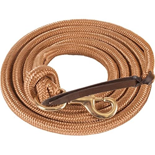 Mustang Poly Cowboy Lead Rope Tan