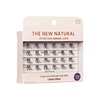 KISS The New Natural, False Eyelashes, Noir', 12mm-14mm-16mm, Includes 24 Wisps, Contact Lens Friendly, Easy to Apply, Reusable Strip Lashes