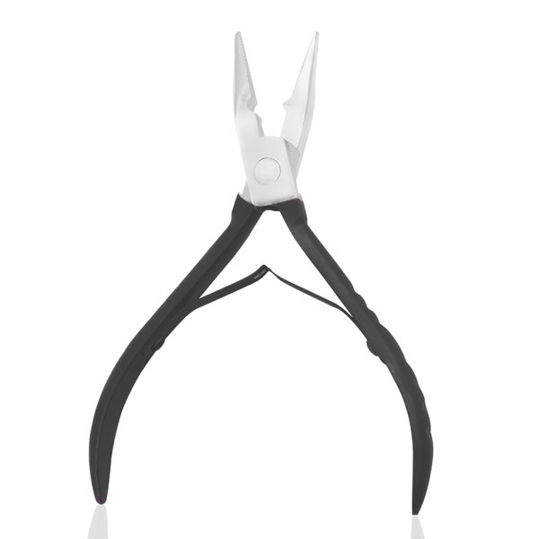 SIVOTE Hair Extension Beads Remover Pliers Black - Stainless Steel Microlink Bead Removal Tool for Effortless Hair Extensions Removal