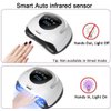 UV LED Lamp for Gel Polish 220W Fast Nail Polish Professional Dryer Nail Curing Light 57 Lamp Beads Auto Sensor for Fingernail & Toenail