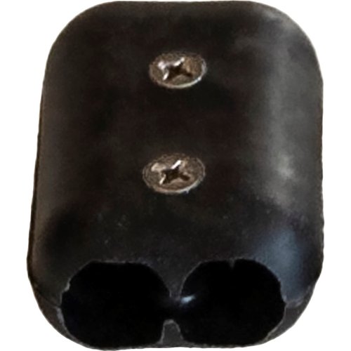 3/8 Inch Double OT Reusable Rope Clamp Twenty Five (25) Pack (Black)