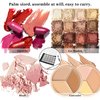 Caliee Makeup Palette Set with 20Pcs 19mm Square Metal Pot Spatula & Eyeshadow Brush Tool Makeup Travel Magnetic Pallets for Girls Empty Magnetic Makeup Palette for Lipstick Blush Powder Eyeshadow