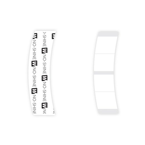 No-Shine Mini Double Sided Tape Tabs, 36 Strips, 72 tabls per pk Dull high Residue 10 mil 2-4 Week Hold