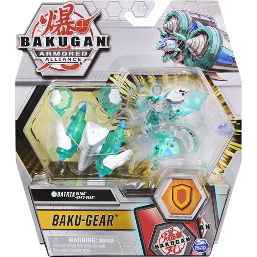 Bakugan Ultra, Batrix with Transforming Baku-Gear, Armored Alliance 3-inch Tall Collectible Action Figure
