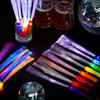 Kasyat 10 Pieces Fiber Optic Light Wand Stick Glow Flashing Wands Small Fiber Optic Wands LED Flashing Sticks LED Fiber Wands Colorful Flashing LED Wands for Christmas Party Favors(Vivid Color)