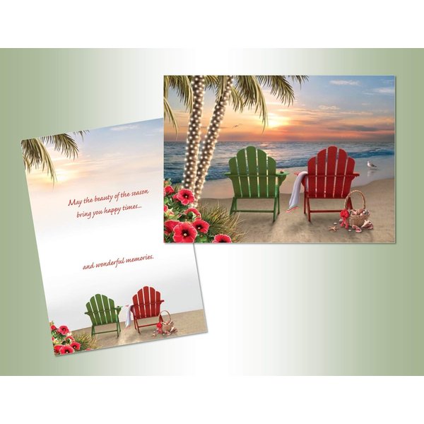 Performing Arts Full Color Inside Christmas Chairs Stationery Paper, 52636-18