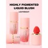 Kyannkara Liquid Blush Makeup Cream Blush For Cheeks Natural Glossy Face Cream Blush Makeup Velvet Texture Long Lasting A03