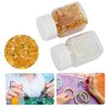 Keratin Clear Granule Beads Hair Extension, Glue Bead for Keratin Granule Hot Fusions Extension Glue Bead Accessory,Glue Tips for Nail Art 50G X 2 Bottles