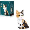 GaoDeBuChou Calico Cat Micro Building Block Set,1300 Pieces Animals Mini Bricks kit,Birthday Gifts for Adults and 14+Teens