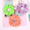 Gradient scrunchies Premium Velvet Macaron Theme Hair Scrunchies Tie Bobbles Rainbow Hair Bands Scrunchy Hair Tie Ropes Lce Cream Color for Women Hair Elastic Bandss (12 PCS Multi-colored)