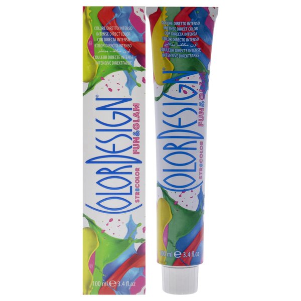 ColorDesign Fun and Glam Demi-Permanent Hair Color - Candy Pink Hair Color Unisex 3.4 oz