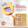 MR CHIPS Jam-Proof Easy-Read Quick-Clear Large Print Fingertip Slide Bingo Cards with Sliding Windows - 10 Pack in Gold Rush Style