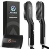 Arkam Beard Straightener for Men - Original Heated Beard Brush Kit w/Anti-Scald Feature, Dual Action Hair Comb and Travel Bag for Short to Medium Beards -Costume Accessories and Grooming Gifts for Men
