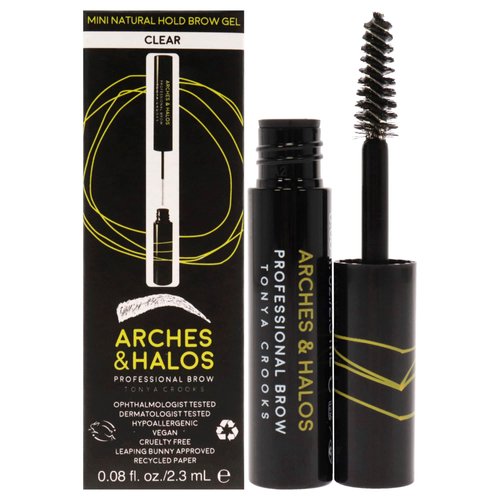 Arches and Halos Mini Natural Hold Brow Gel - Clear Brow Gel Women 0.08 oz