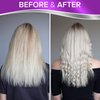 PURPLE SHAMPOO For Blonde Hair (500ml) Best Purple Shampoo SULFATE FREE Purple Shampoo For Brassy Hair Purple Shampoo For Grey Hair Bleached Hair Silver Shampoo - Blonde Shampoo No Yellow Shampoo