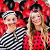 Sumind 100 Pieces Polka Dots Balloons Polka Dots Latex Balloons Ladybug Strawberry Balloons for Party Decor Birthday Wedding Supplies(Mixed Style, 12 Inch, 10 Inch)