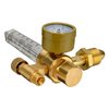 AGPTEK Mig/Tig Flow Meter Regulator, CO2 Argon Pressure Reducer Gauge Weld Flowmeter - Full Copper - 10 to 60 cfh