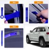 GOOACC GRC-90 Set 8PCS Auto Trim Scratch Removal Tool Car Audio Dash Panel Window Molding Fastener Remover Tool Kit-Blue
