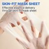 EUNYUL [PACK OF 10] One Shot Ampoule Sheet Mask Pack [5types x 2pcs] Vitamin, Collagen, Cica, Aloe, Hyaluronic Acid face mask beauty